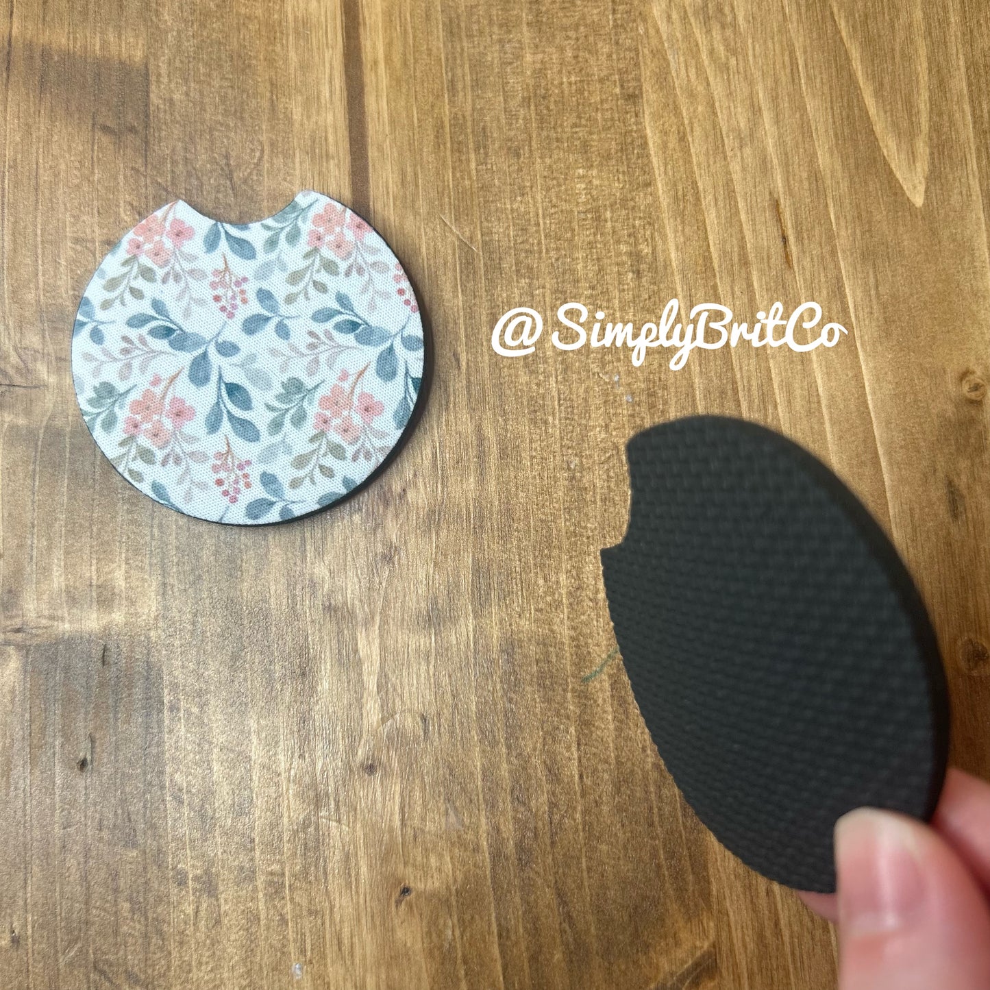 Pastel Floral Freshie and Car Coaster