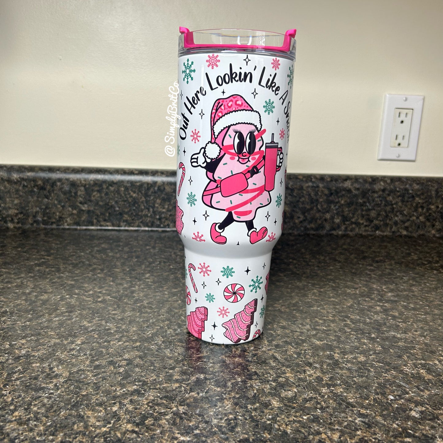 Out Here Looking Like A Snack  40oz Tumbler | Christmas