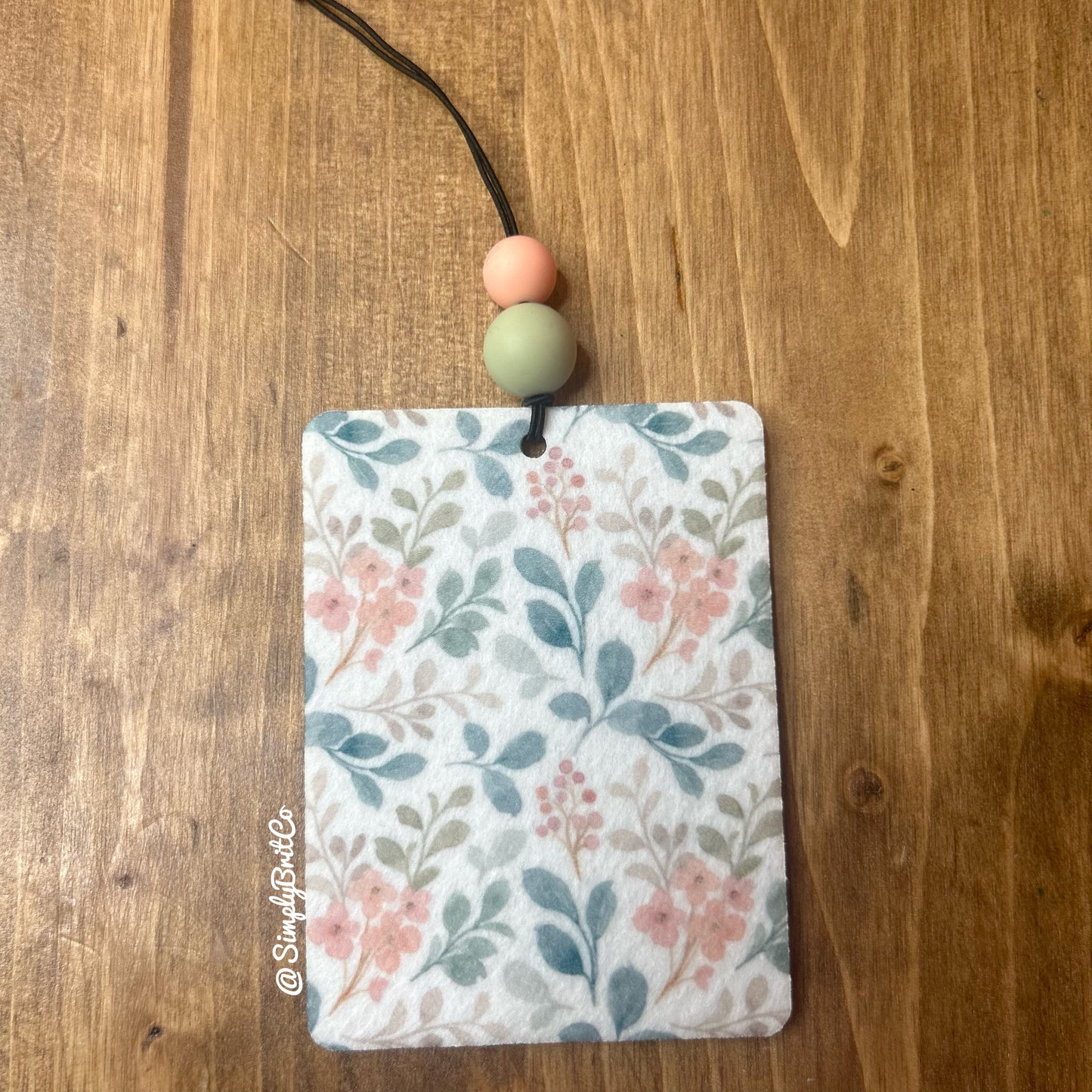 Pastel Floral Freshie and Car Coaster
