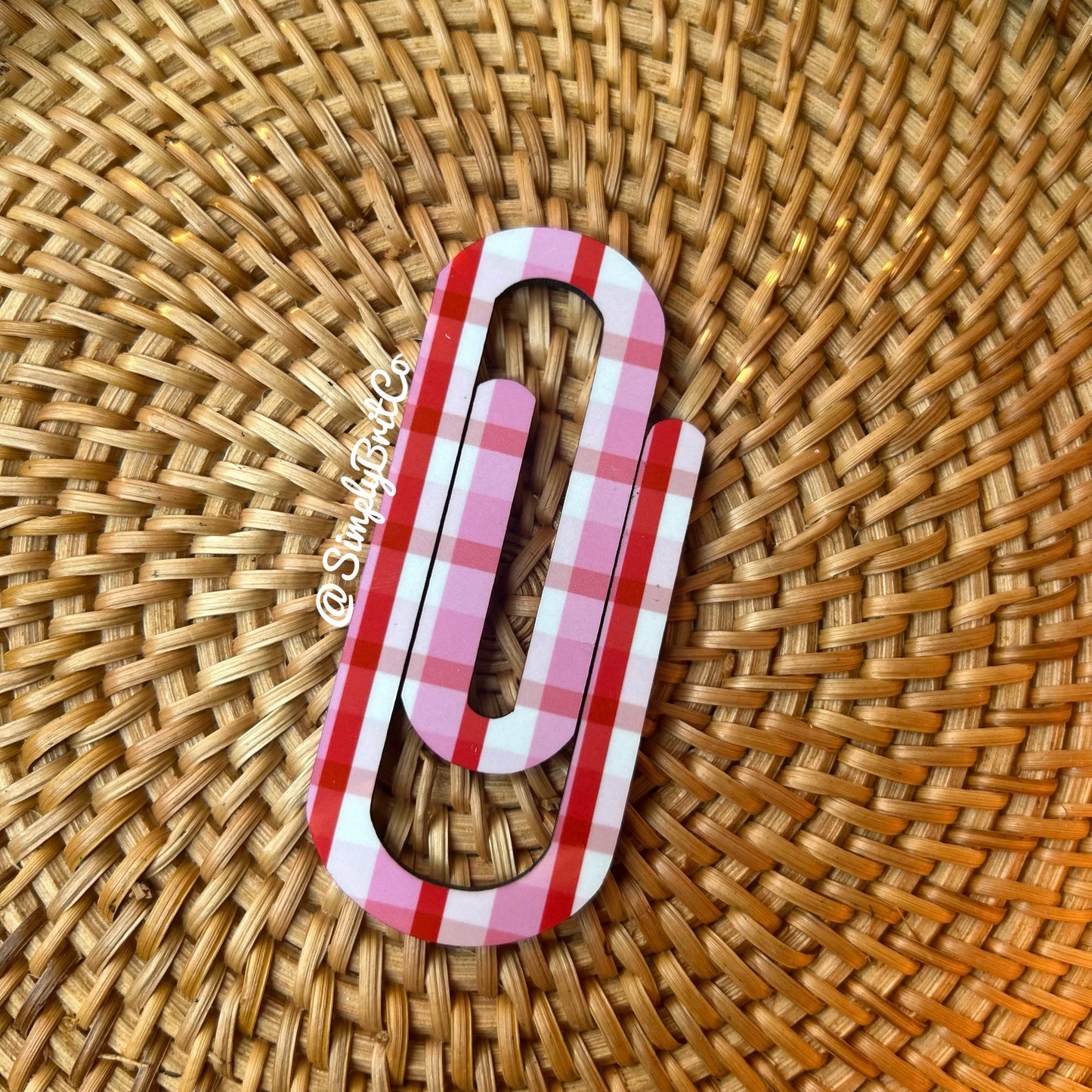 Love Spell Jumbo Paperclip Bookmark | Jumbo Paper Clip for office, school, or the avid book reader in your life