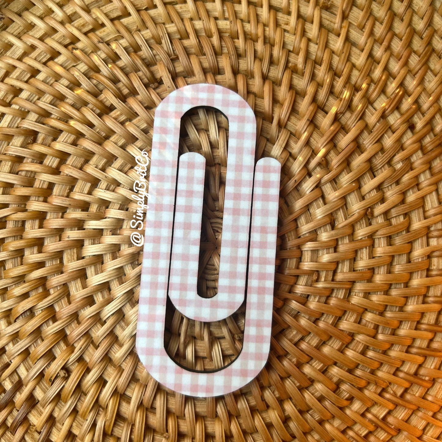 Love Spell Jumbo Paperclip Bookmark | Jumbo Paper Clip for office, school, or the avid book reader in your life