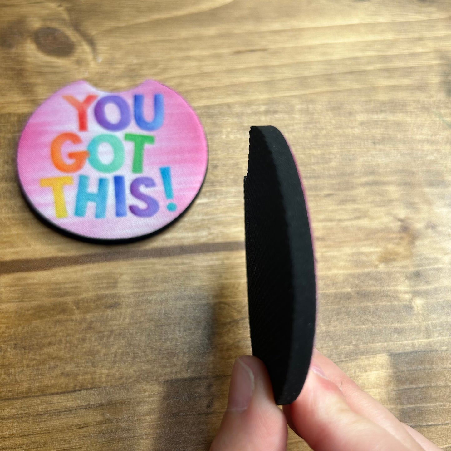 You Got This Set of 2 Car Coasters | Encouragement