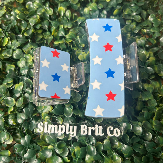 Mommy and Me Claw Clip Star Set