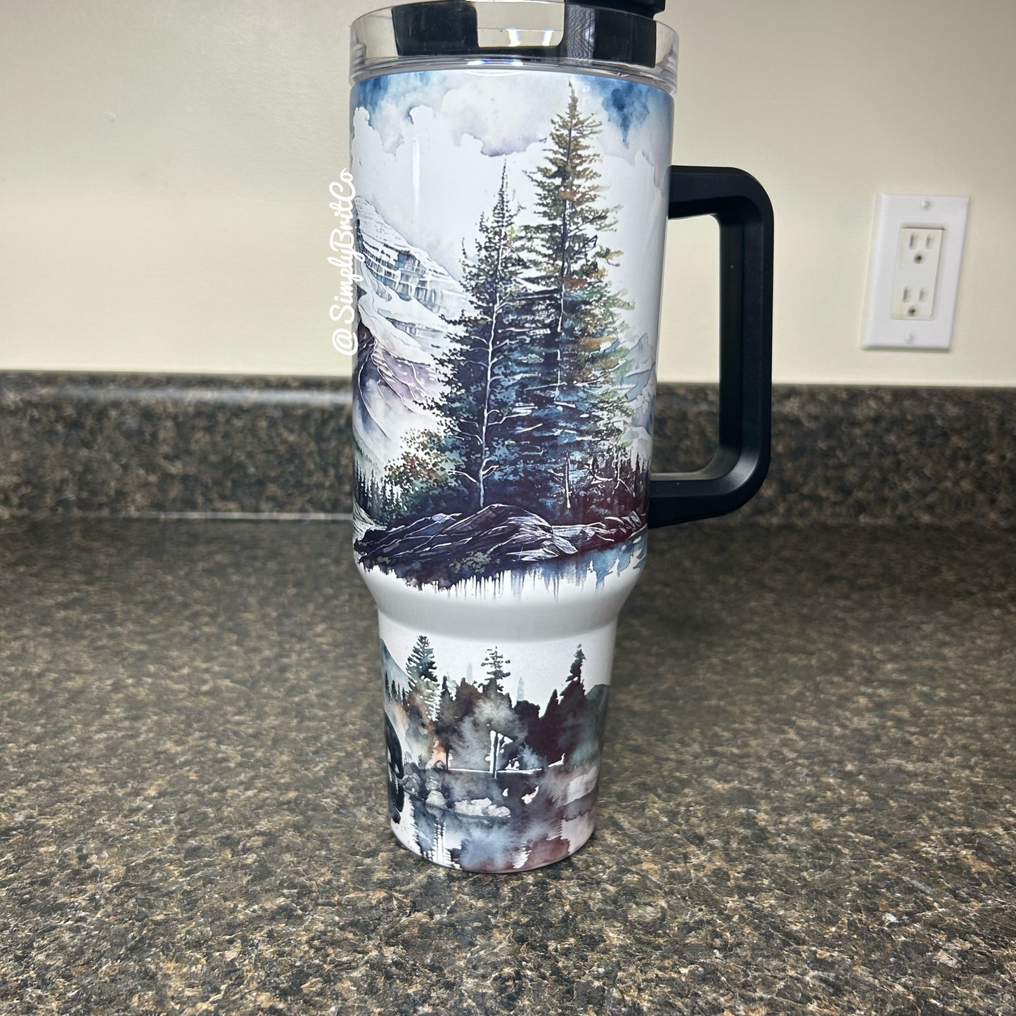 Mountain 40oz Tumbler | Bear