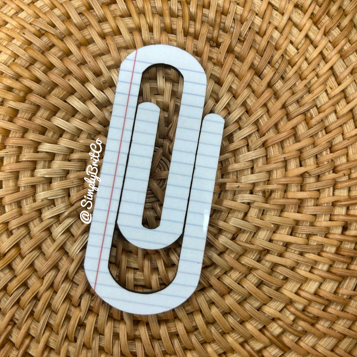 Teacher Jumbo Paperclip Bookmark | Jumbo Paper Clip for office, school, or the avid book reader in your life |