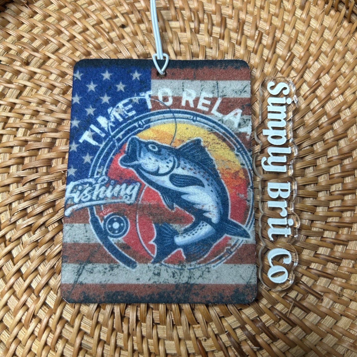 Time To Relax Fishing Freshie | Flags