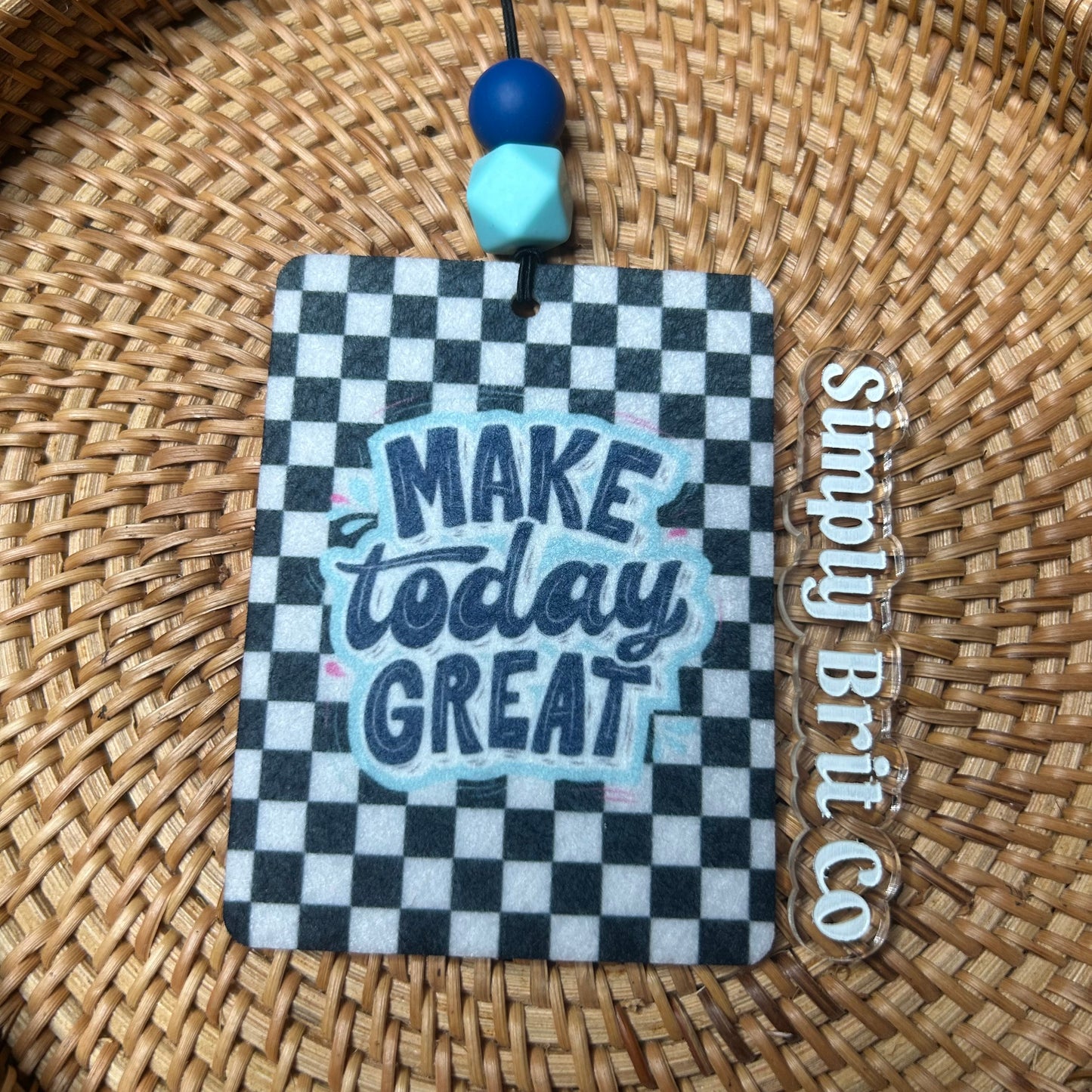 Make Today Great Freshie | Checkered