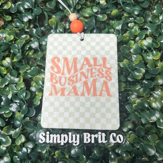 Small Business Mama | Checkered Green