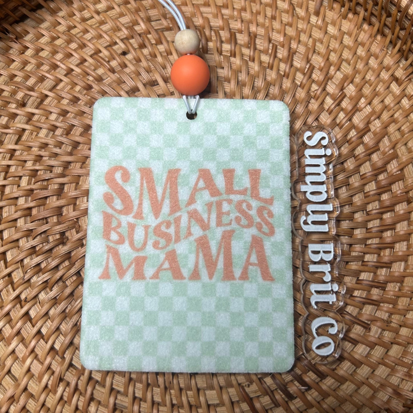 Small Business Mama | Checkered Green