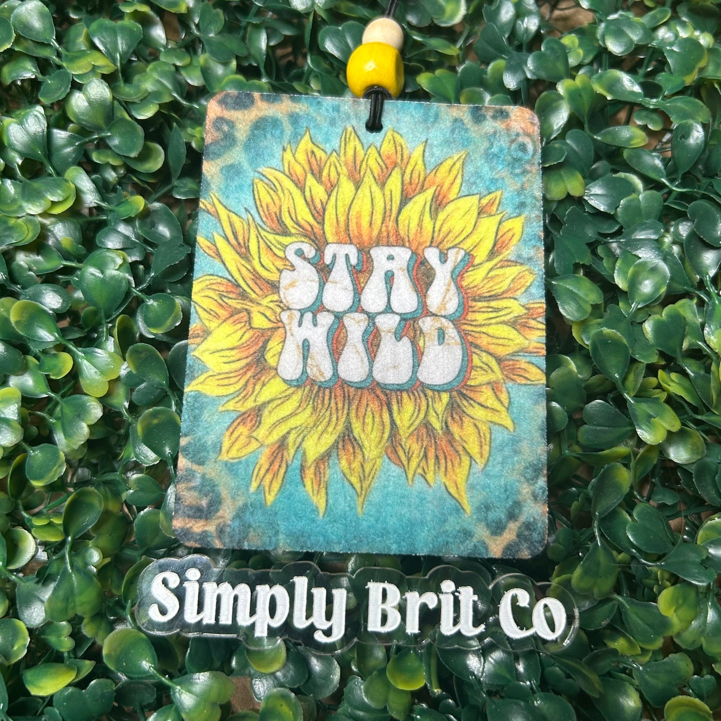 Stay Wild Sunflower Freshie