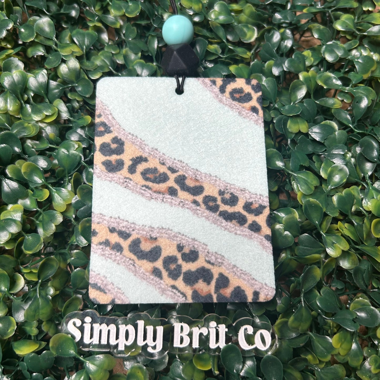 Teal and Cheetah Freshie
