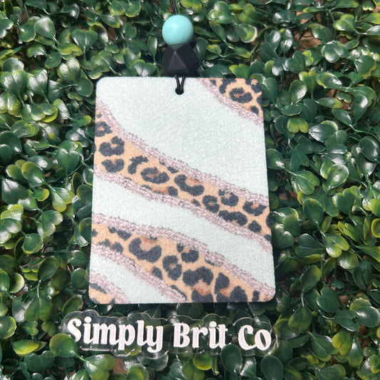 Teal and Cheetah Freshie