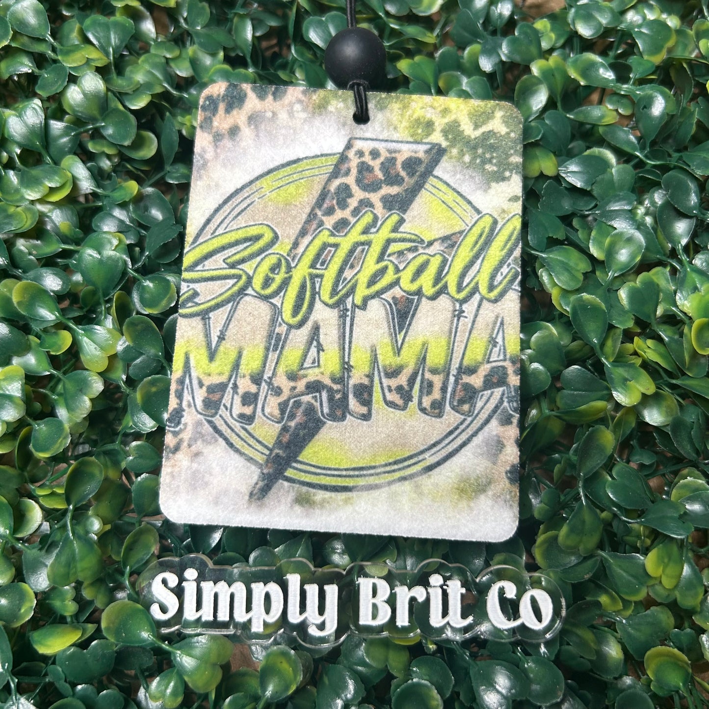 Softball Mama Freshie | Cheetah