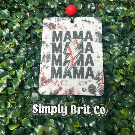 Mama Baseball Freshie | Different Sided