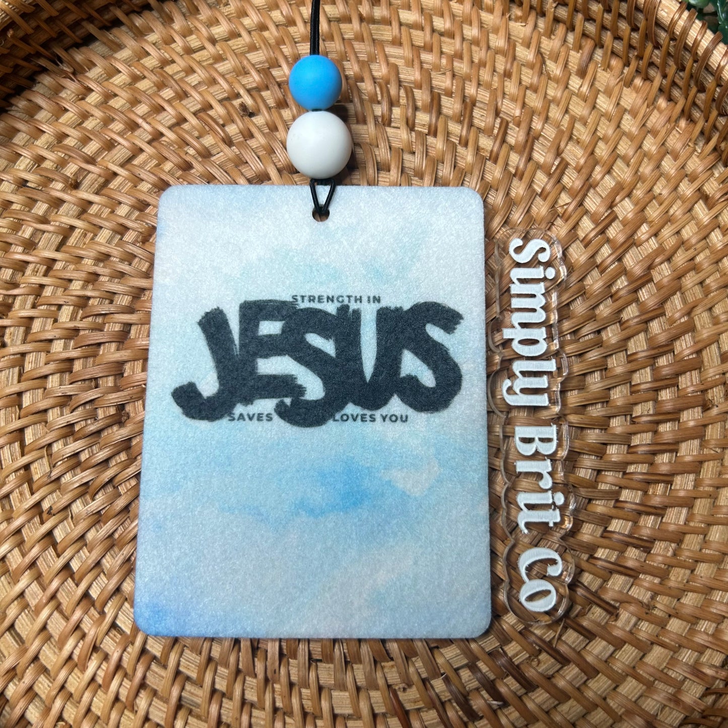 Jesus Watercolor Freshie