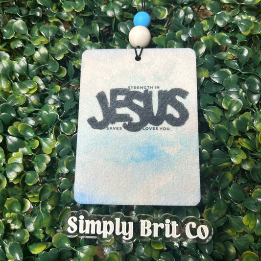 Jesus Watercolor Freshie