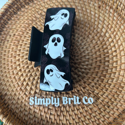 Ghosts Large Claw Clip