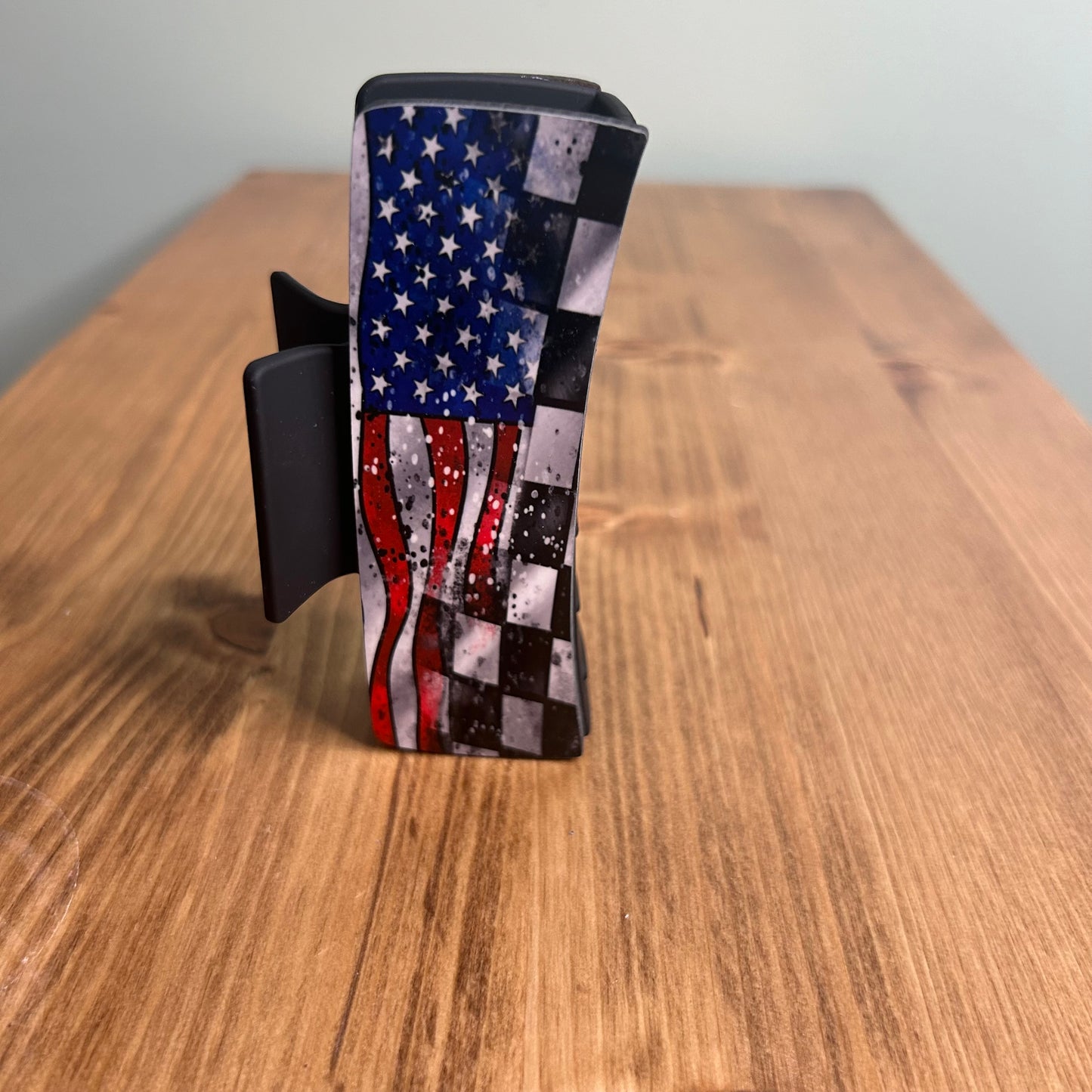 Race Day Large Claw Clip | Flag