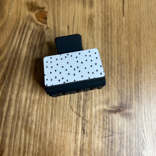 Black Specs Small Claw Clip | Neutral
