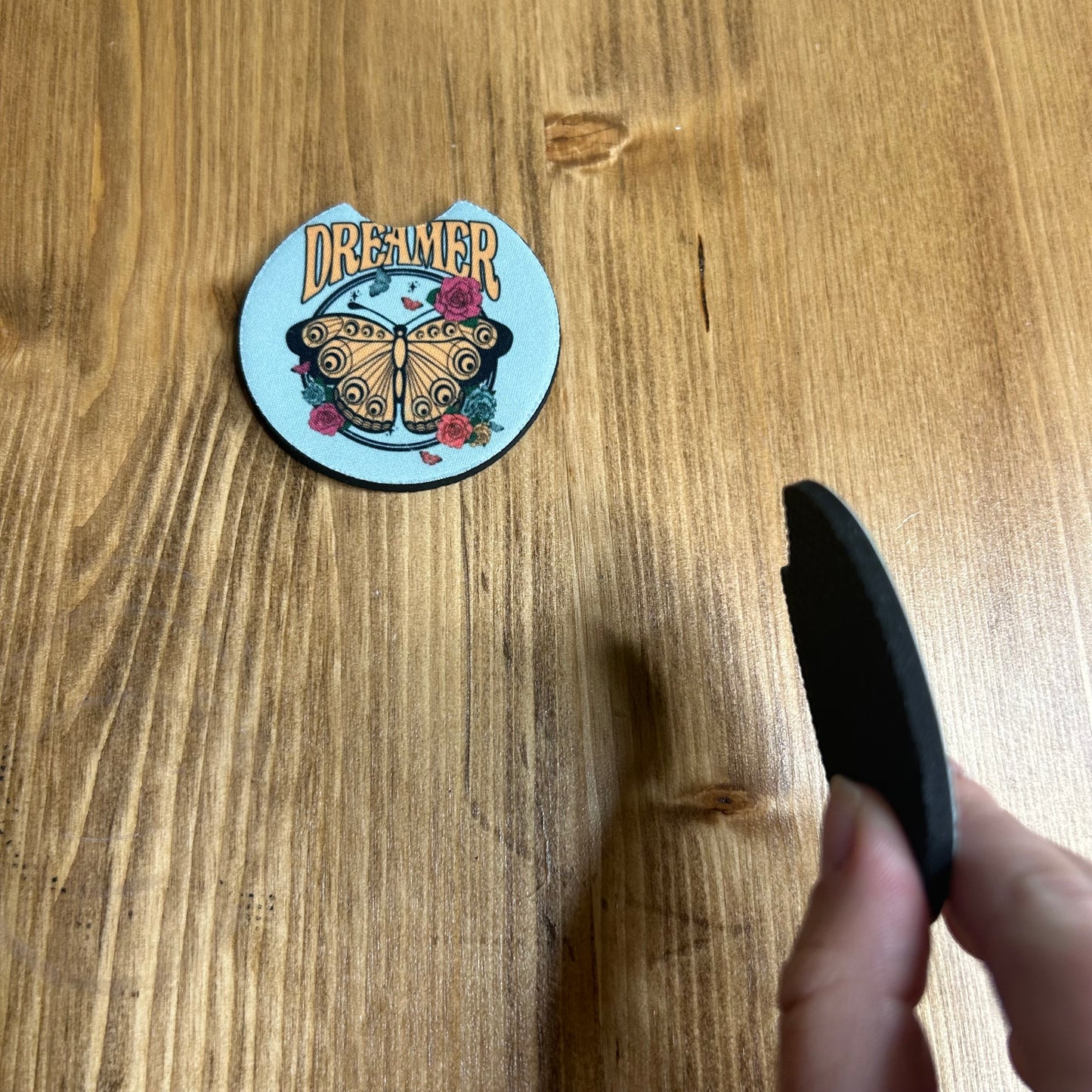 Dreamer Set of 2 Car Coaster | Butterfly