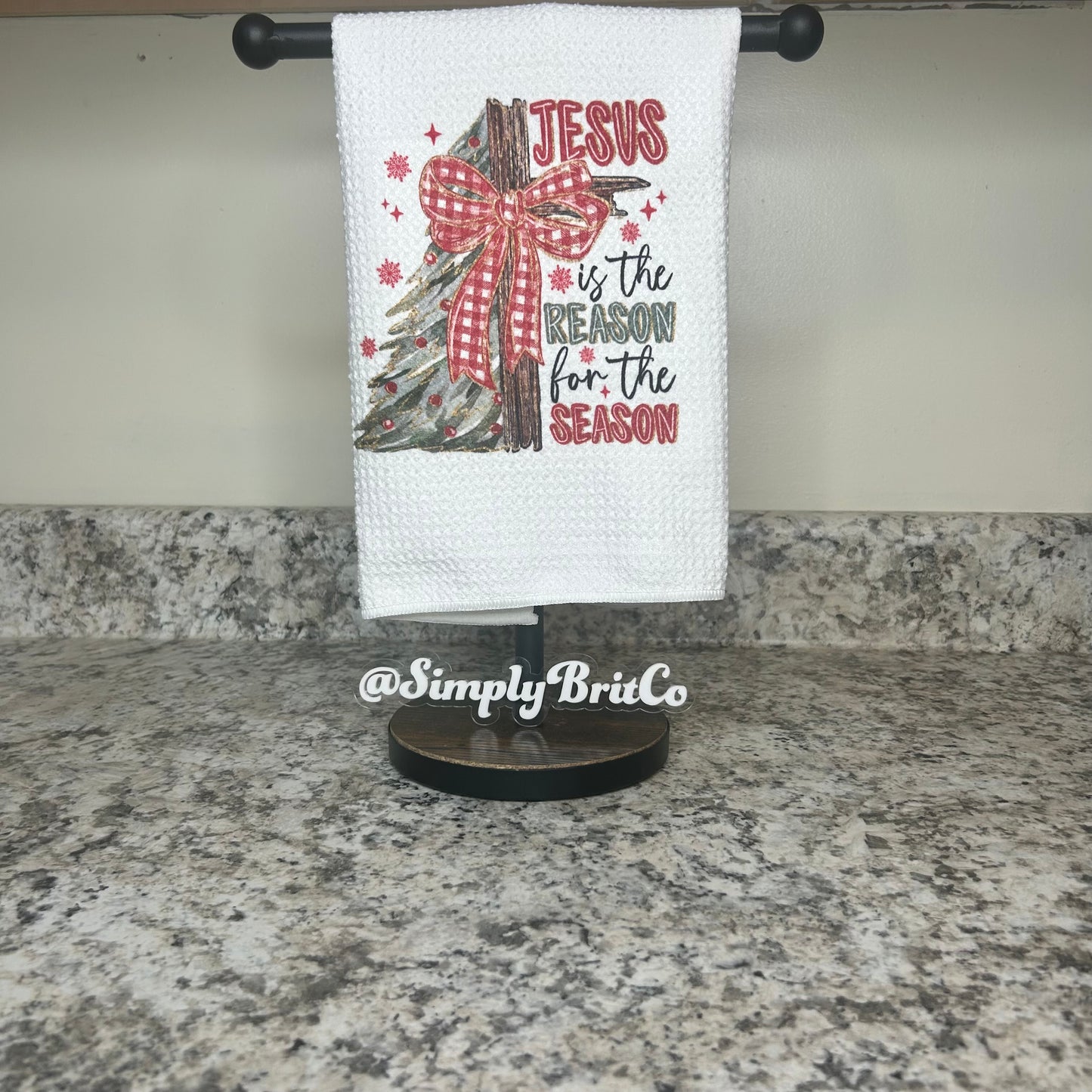 Jesus is the Reason Kitchen Towel | Religious