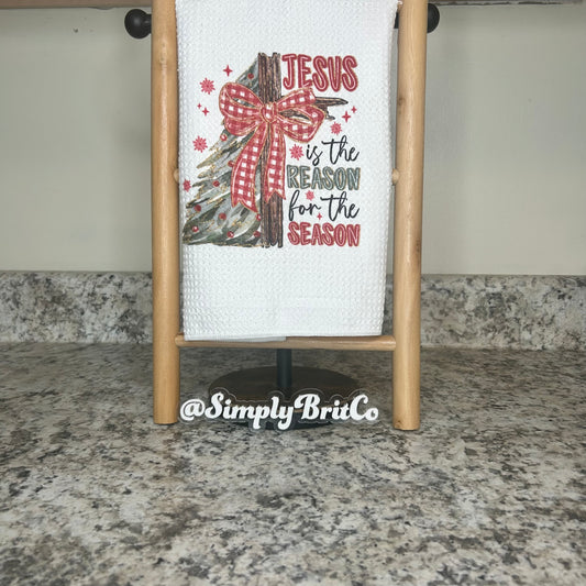 Jesus is the Reason Kitchen Towel | Religious