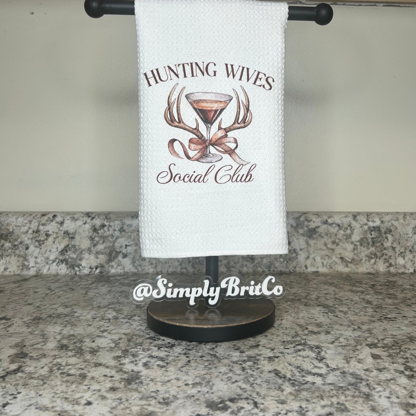 Hunting Wives Social Club Kitchen Towel | Ready To Ship
