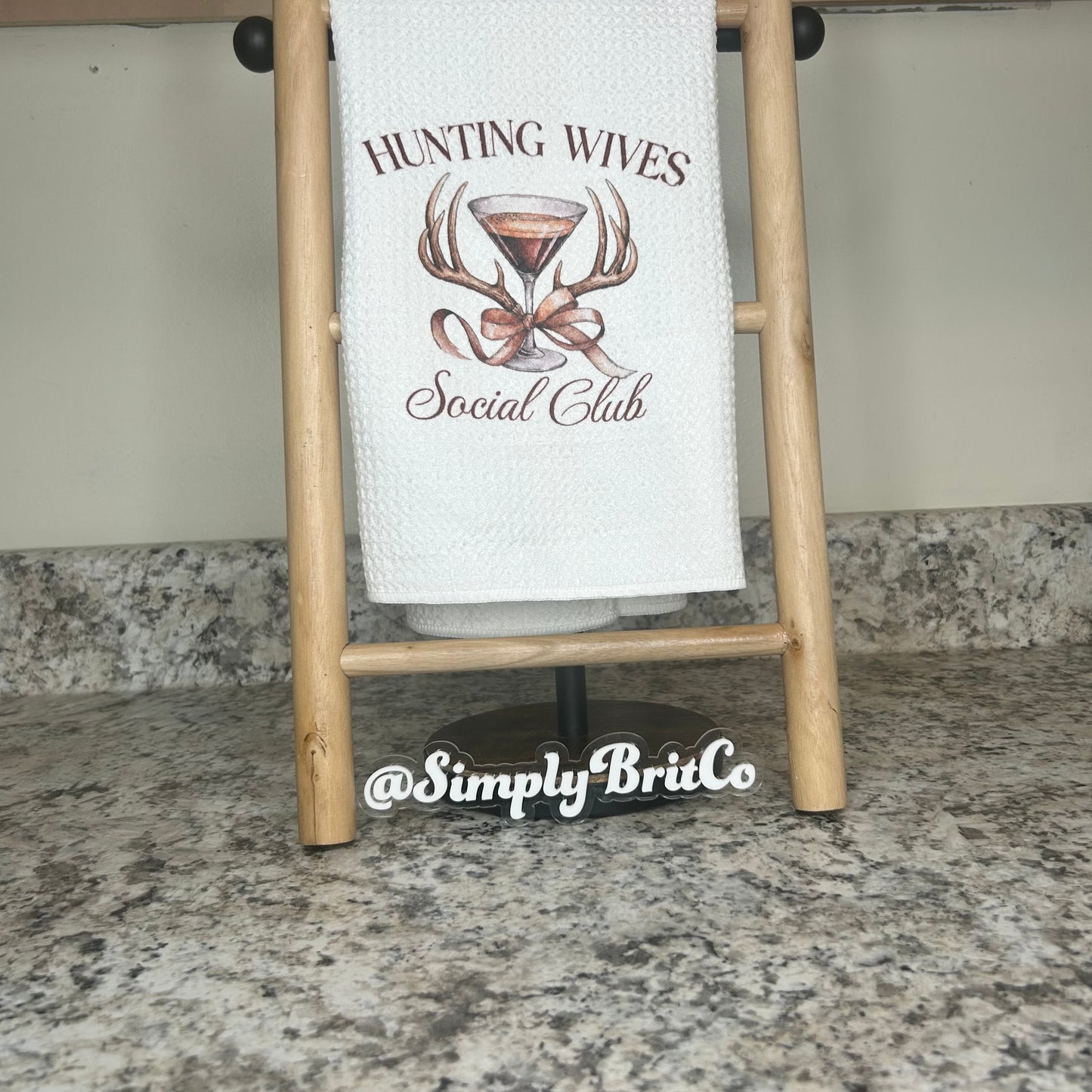 Hunting Wives Social Club Kitchen Towel | Ready To Ship