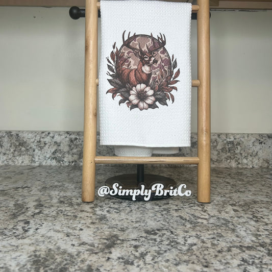 Deer, Camo, and Floral Kitchen Towel | Ready To Ship