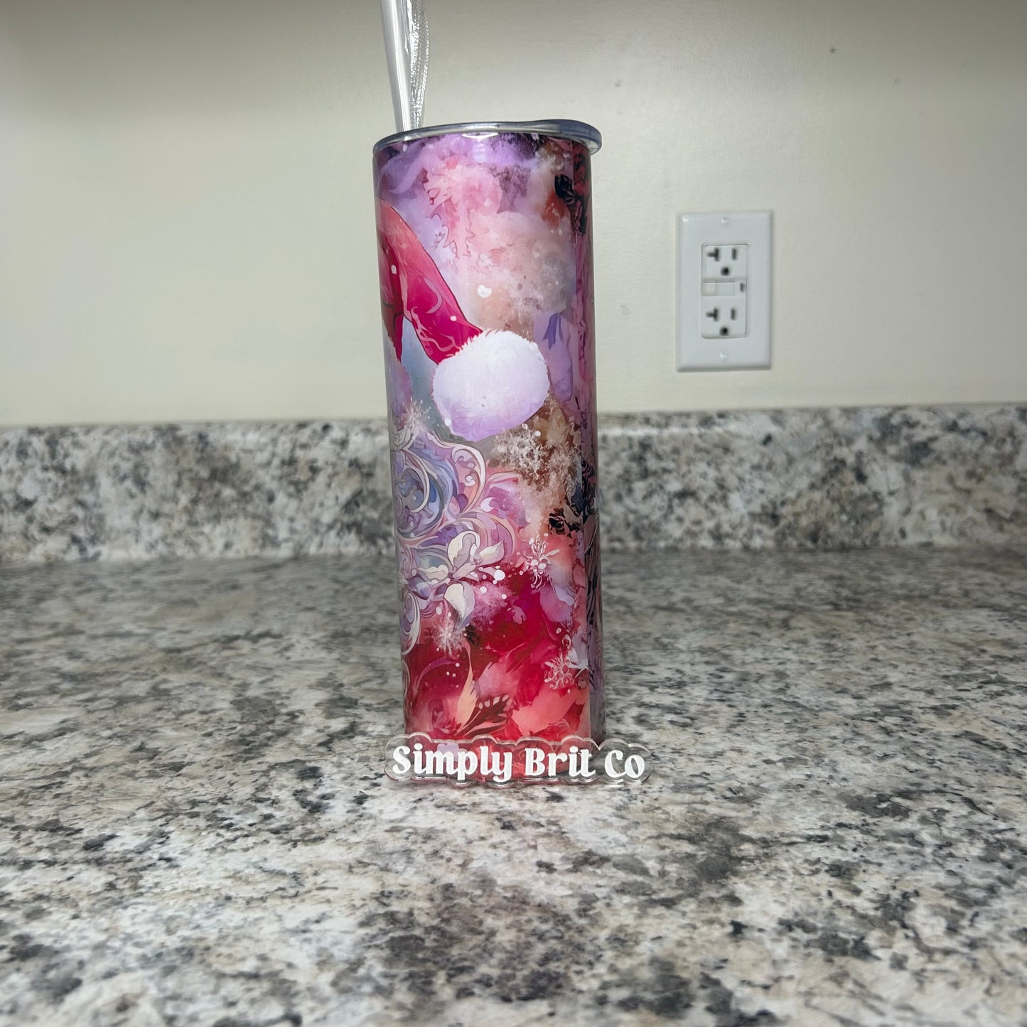 Whimsical Santa 20oz Tumbler