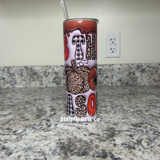 Tis the Season Football and Fall 20oz Tumbler