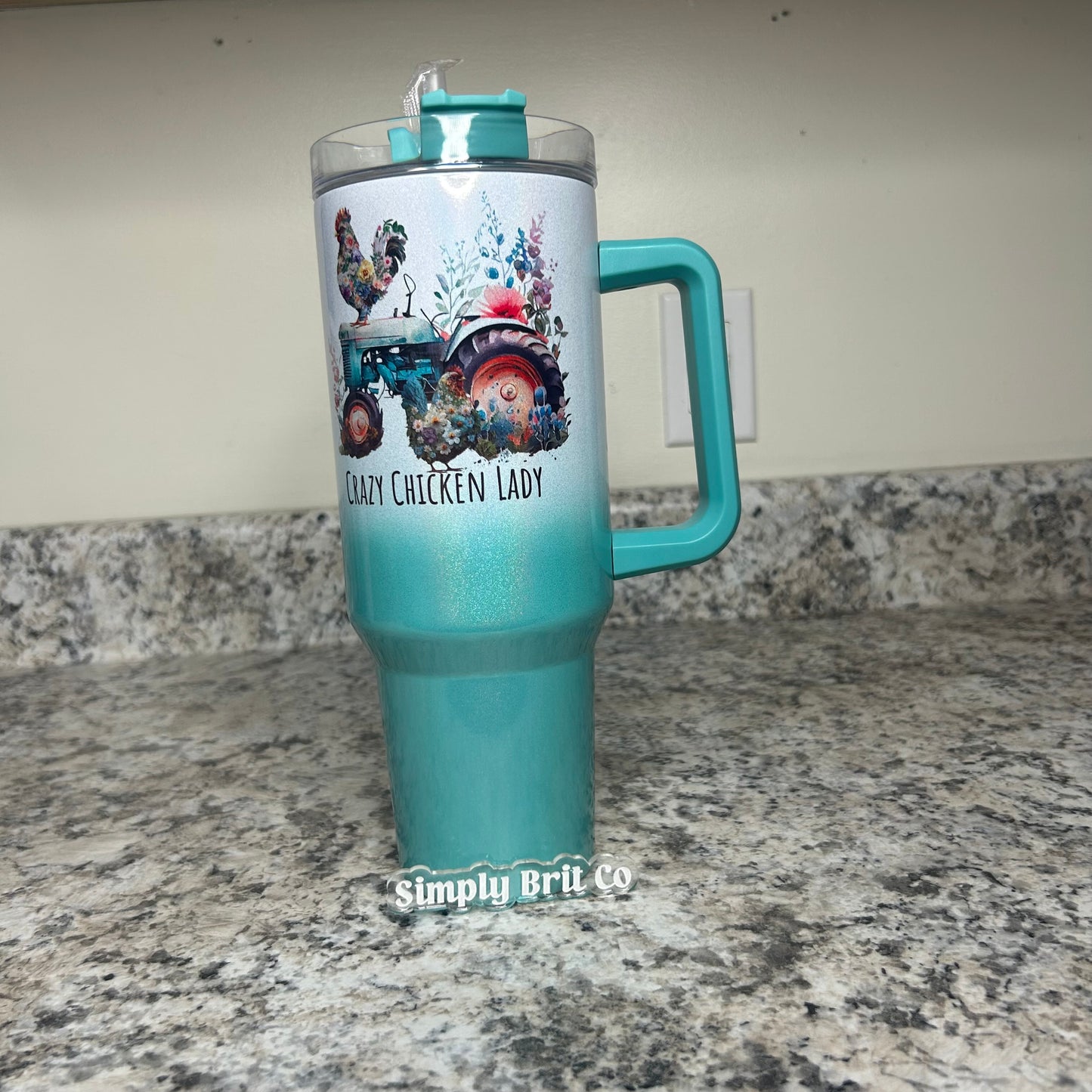 Crazy Chicken Lady 40oz Tumbler