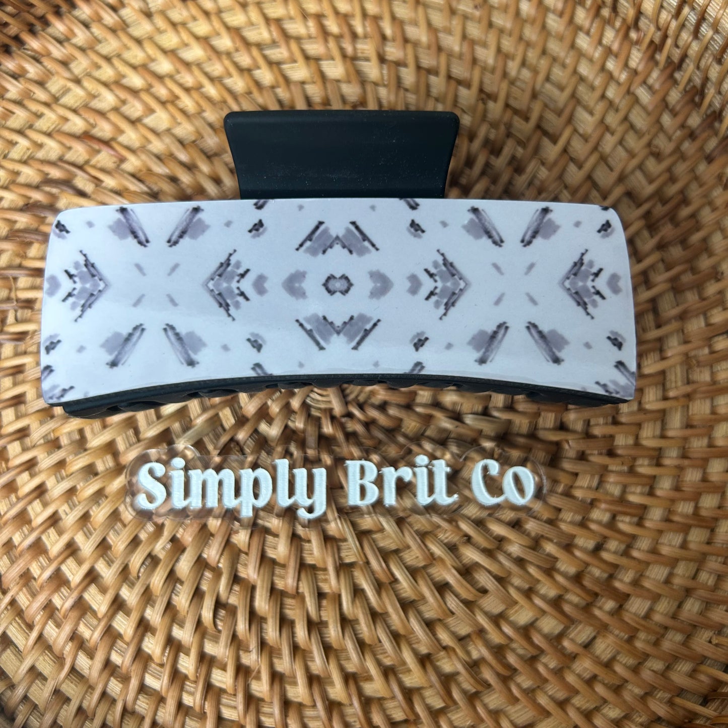 Gray Large Claw Clip