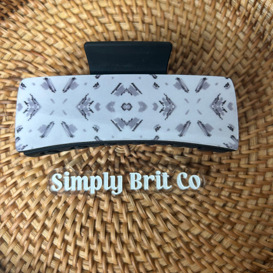 Gray Large Claw Clip