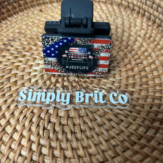 Jeep Life Small Claw Clip