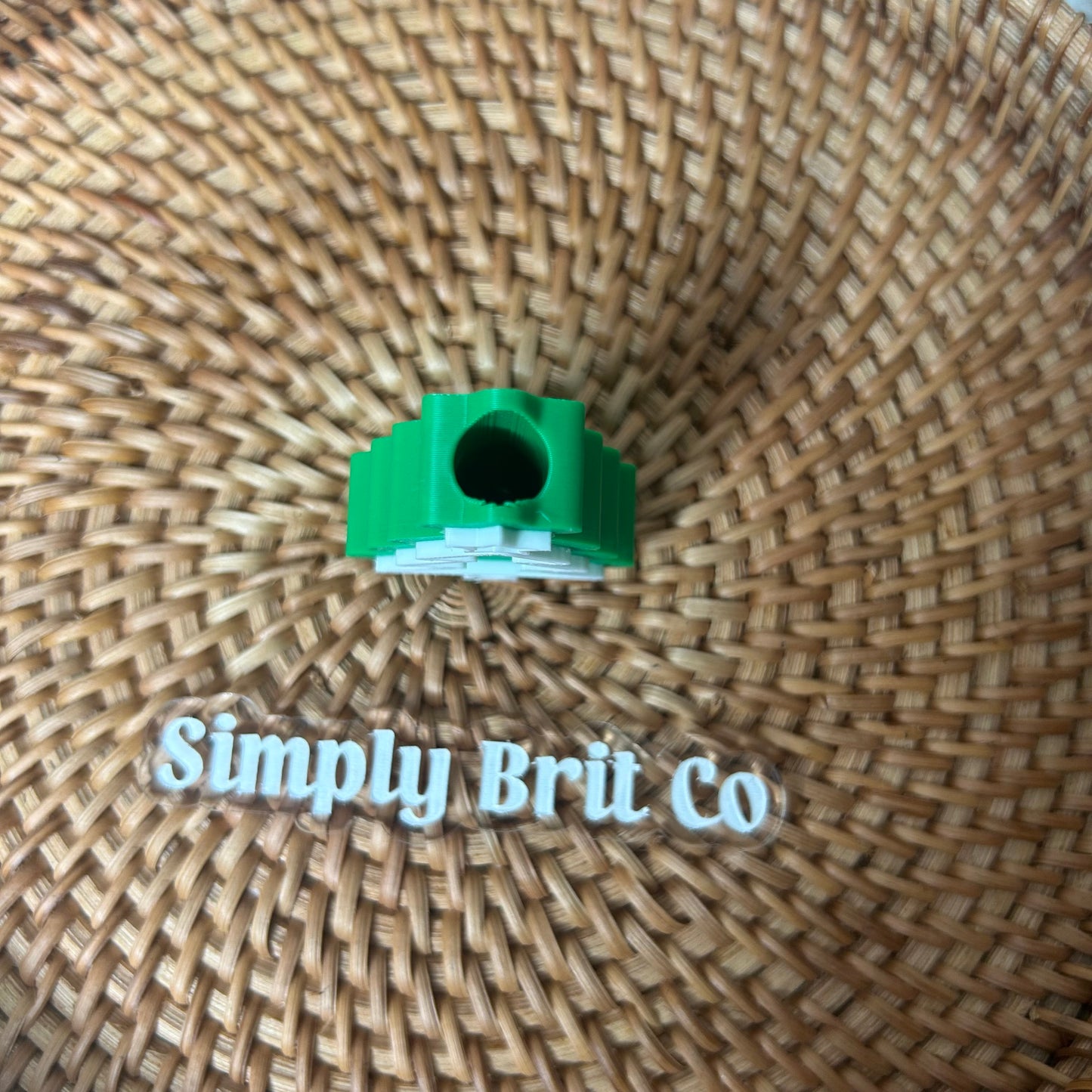 Green Tree Large Straw Charm (40oz)