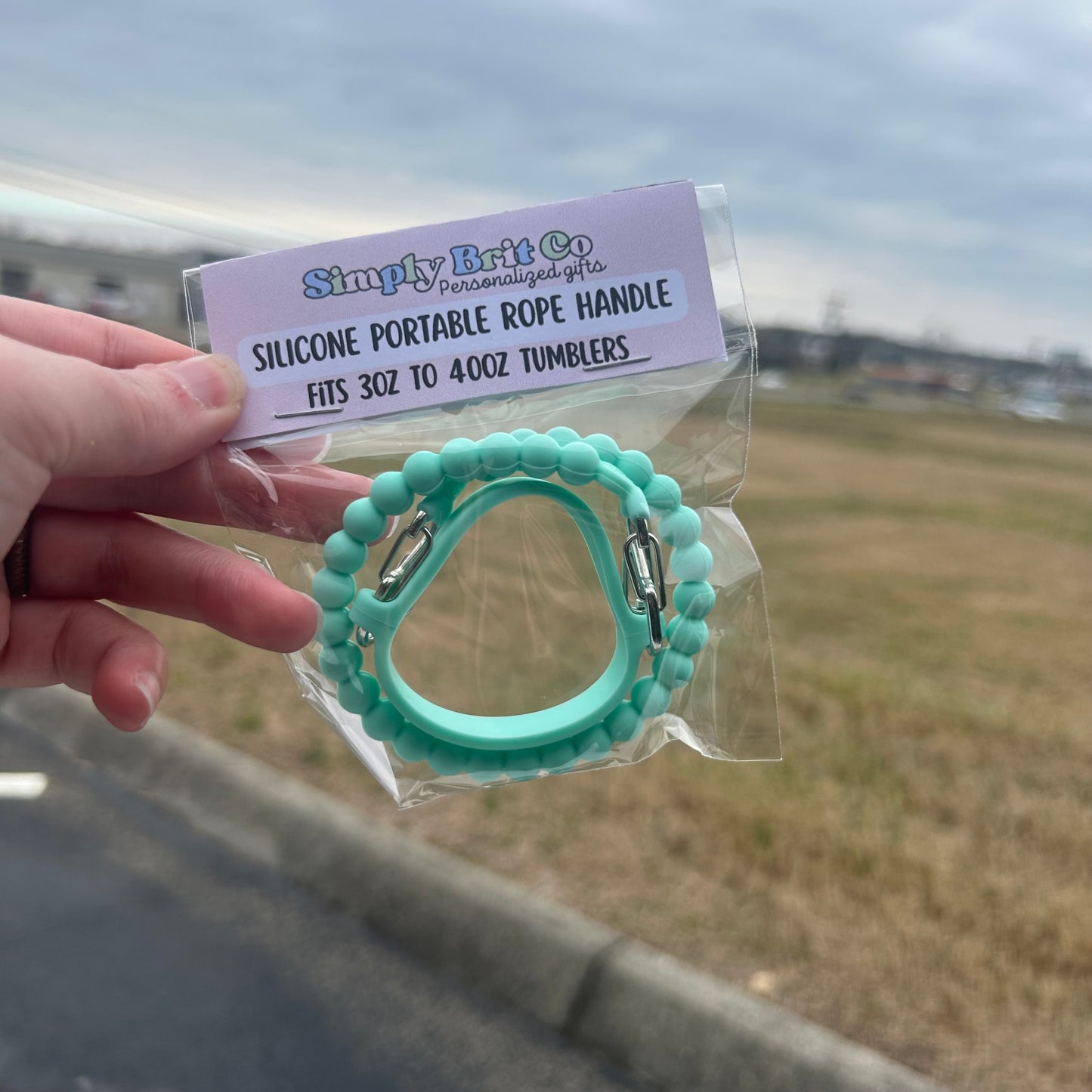 Silicone Rope Handle Fits 3oz - 40oz Tumblers