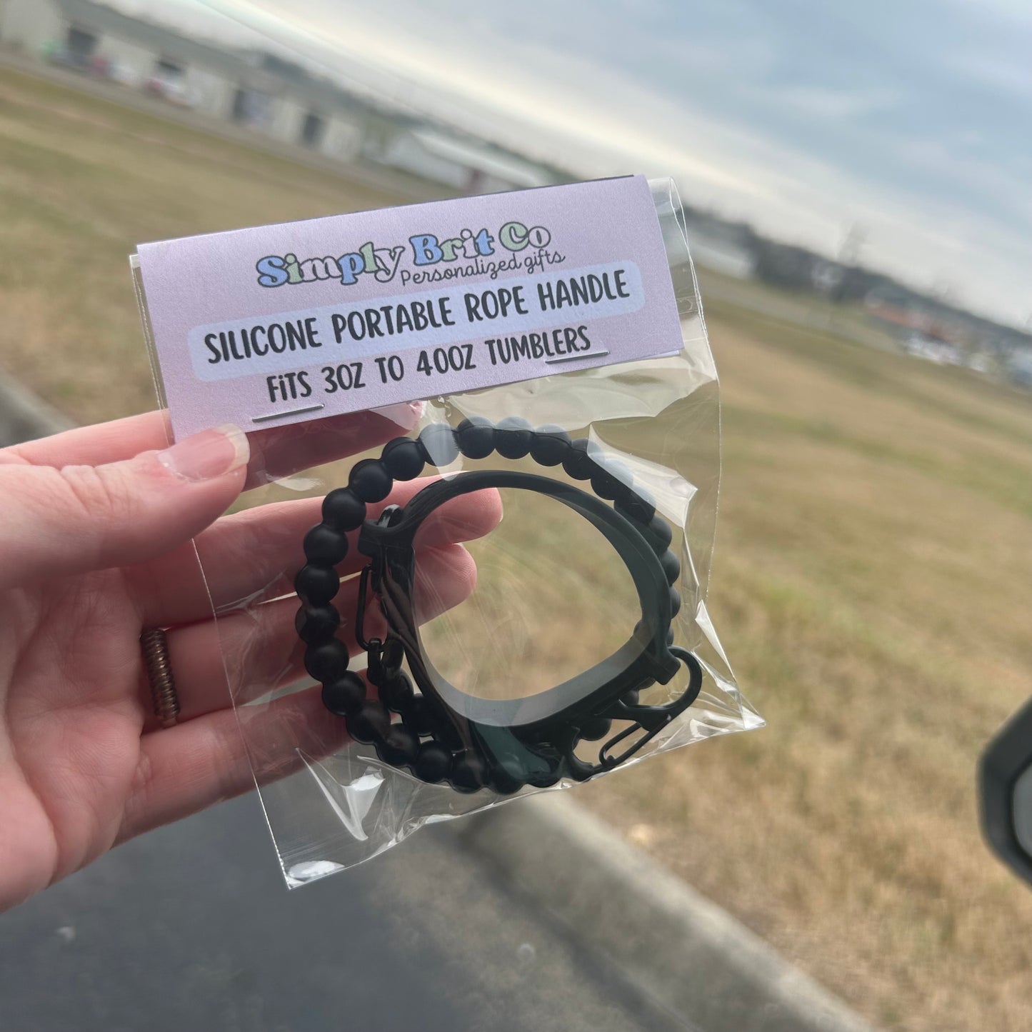 Silicone Rope Handle Fits 3oz - 40oz Tumblers