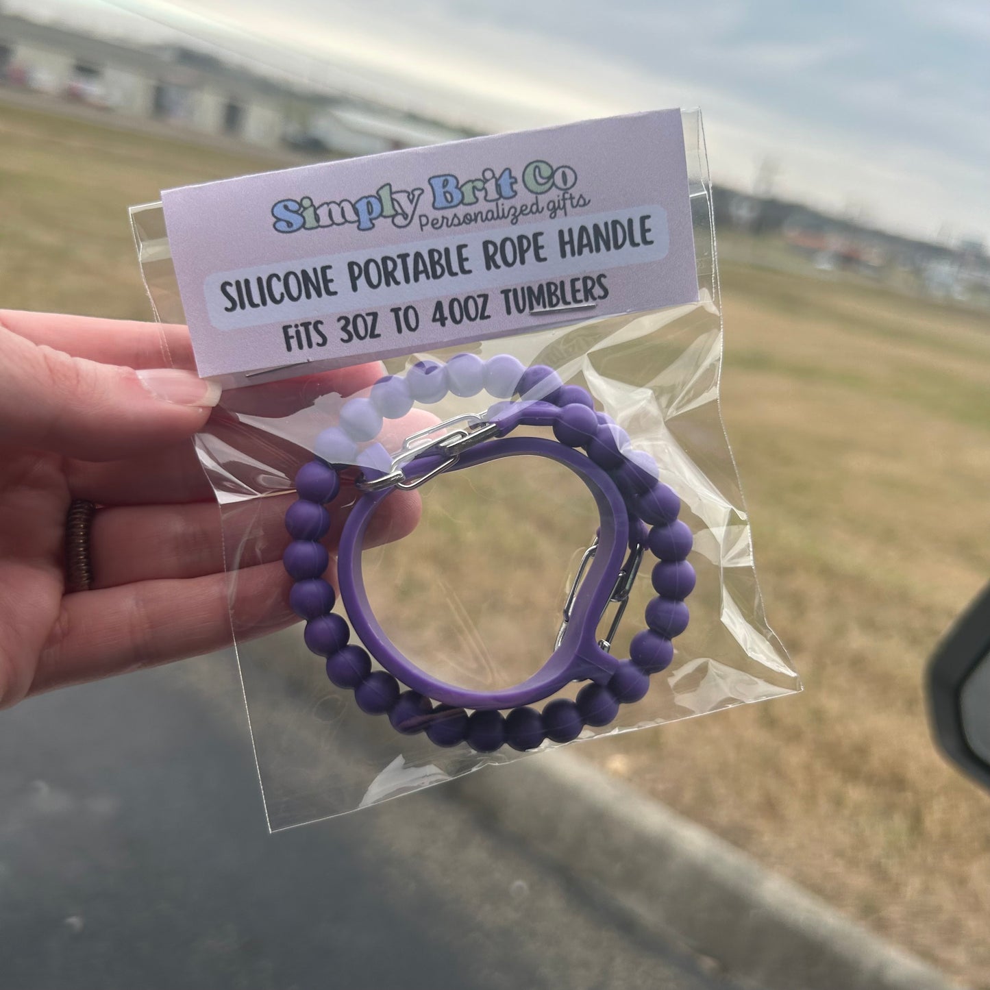 Silicone Rope Handle Fits 3oz - 40oz Tumblers