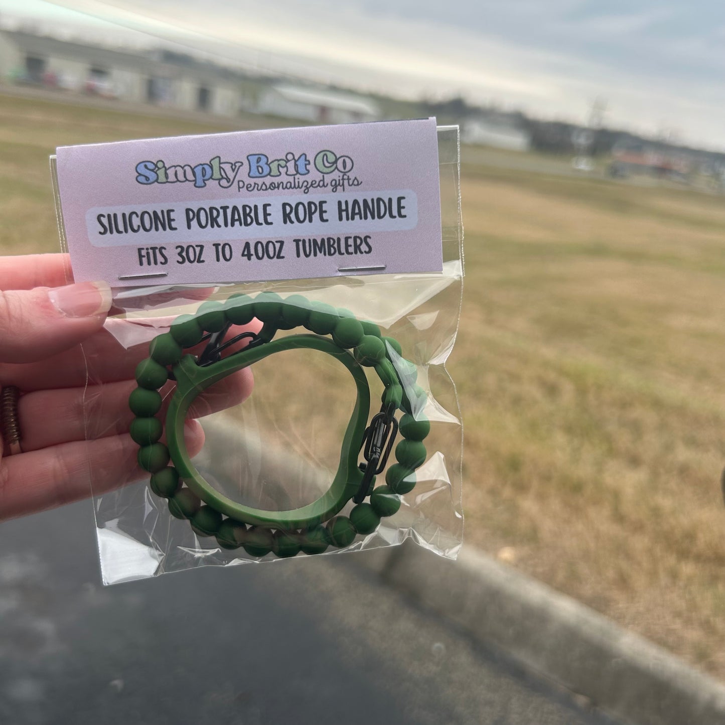 Silicone Rope Handle Fits 3oz - 40oz Tumblers