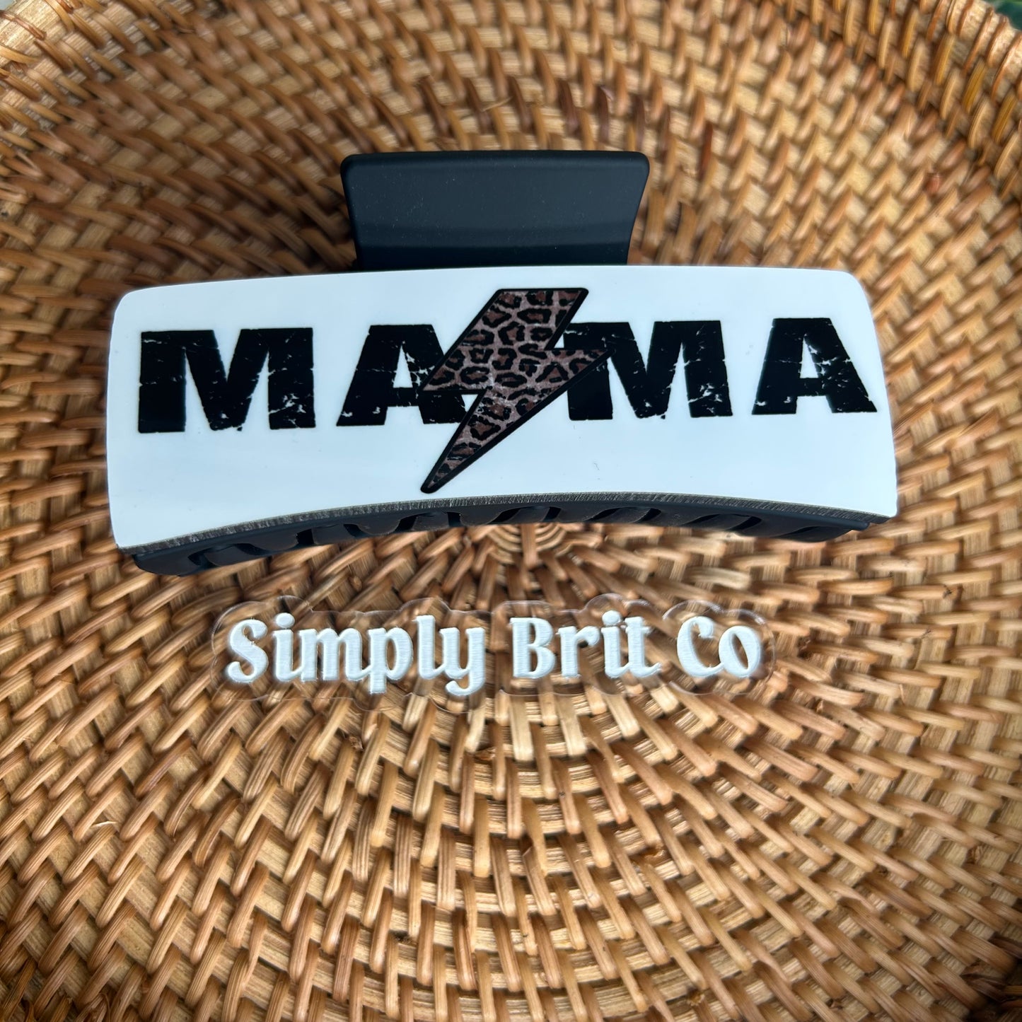 Mama Cheetah Large Claw Clips