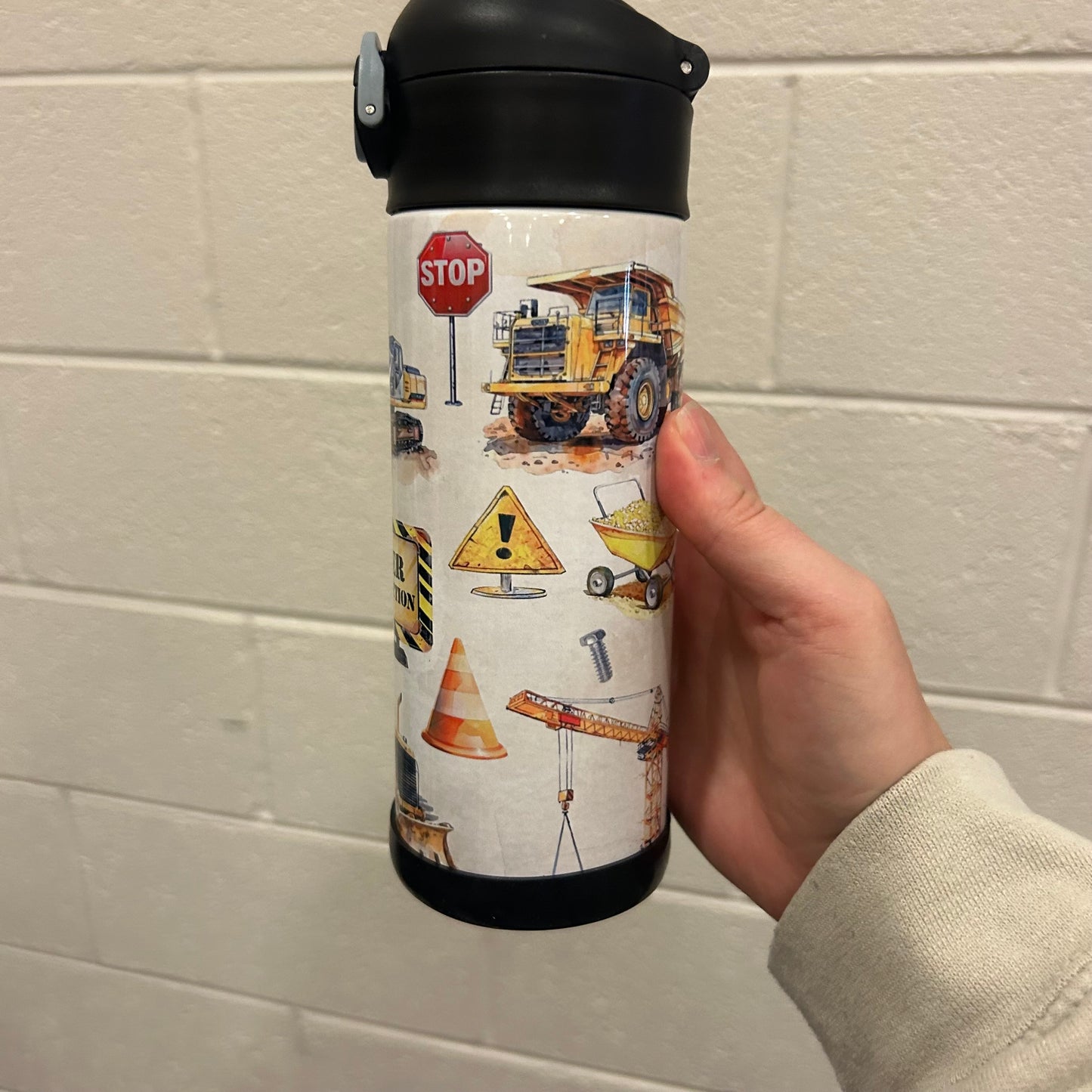 Construction 12oz Kids Tumbler