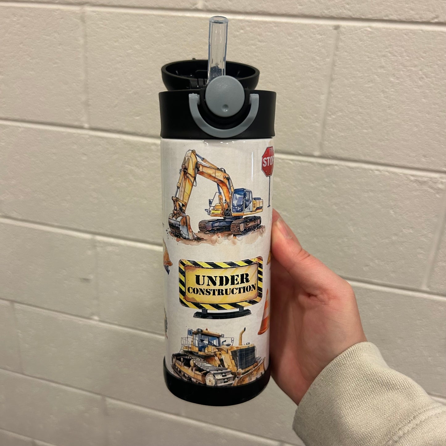 Construction 12oz Kids Tumbler
