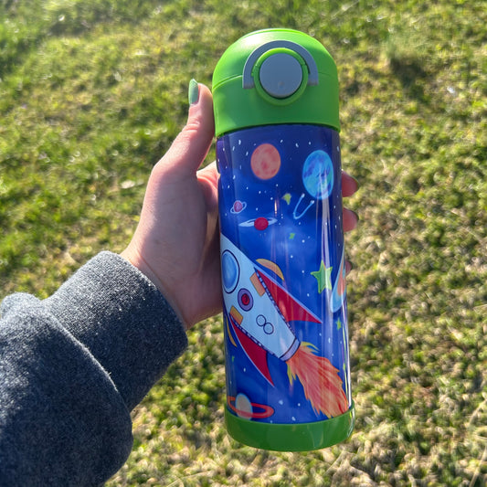 Space 12oz Kids Tumbler | Green