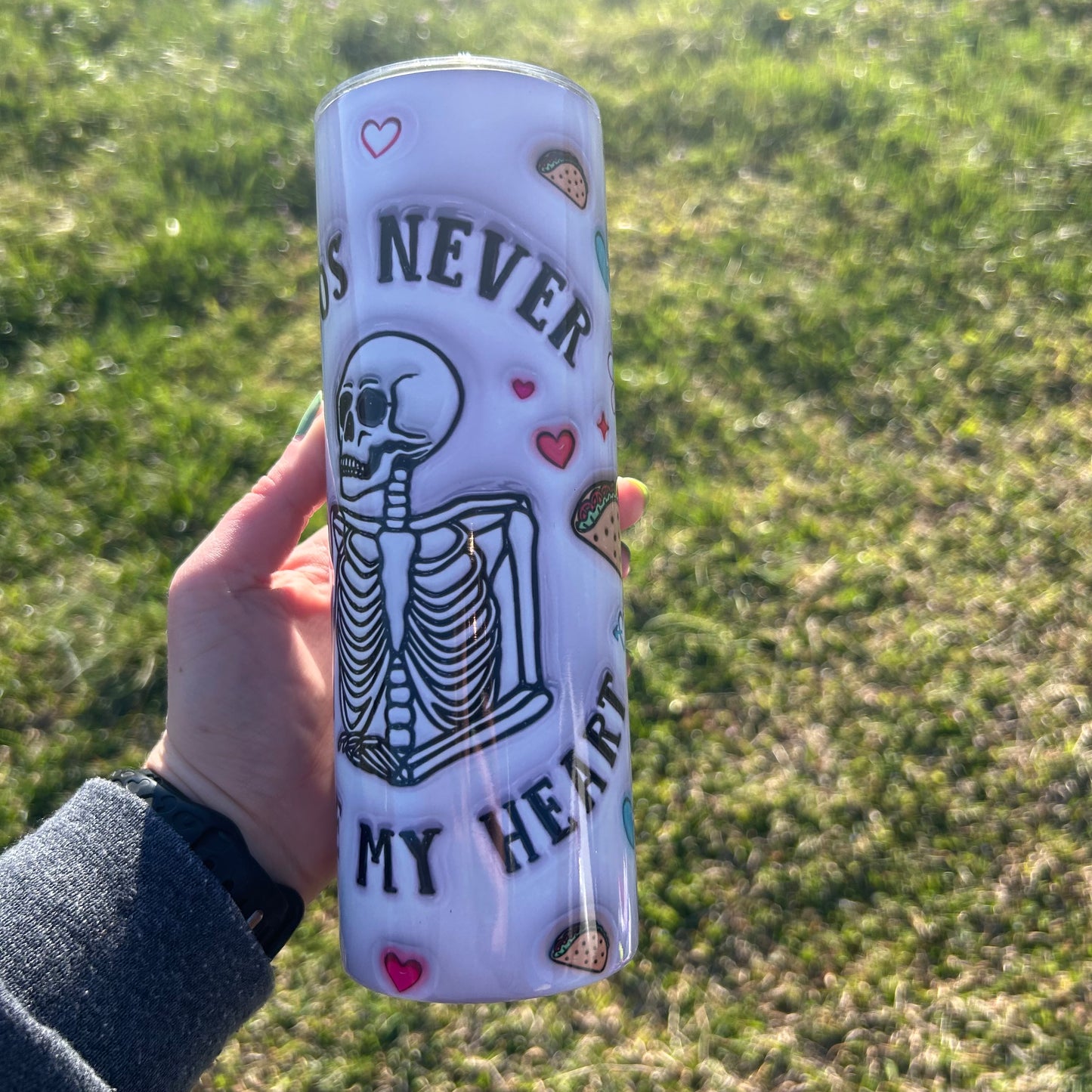 Tacos Never Broke My Heart 20oz Tumbler