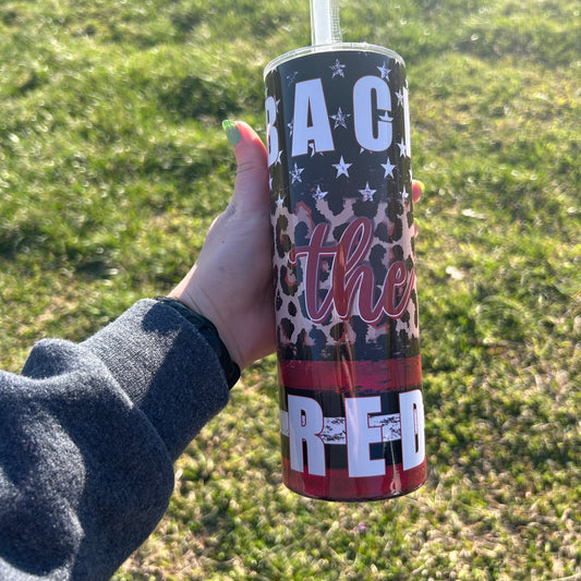 Back the Red 20oz Tumbler