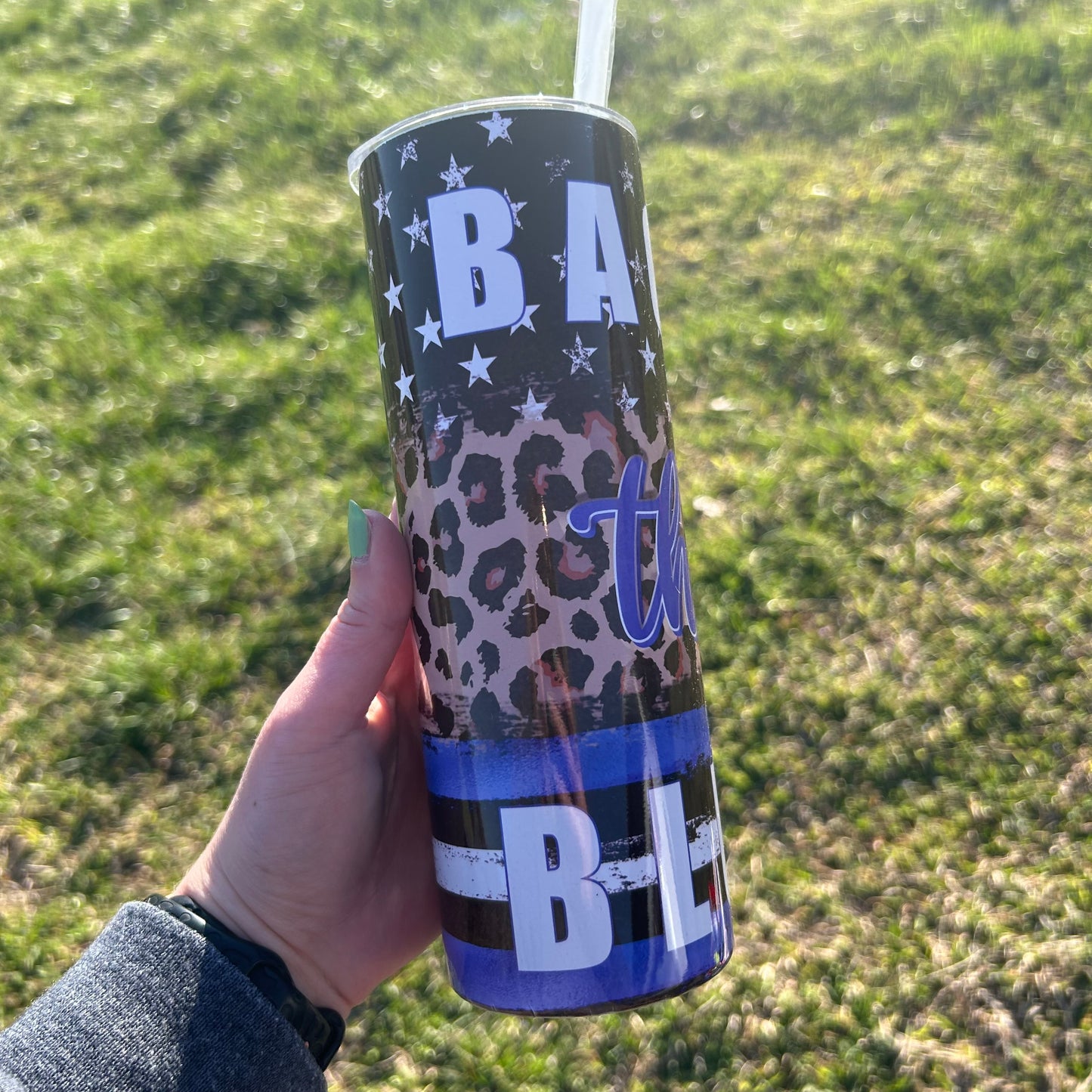 Back The Blue 20oz Tumbler
