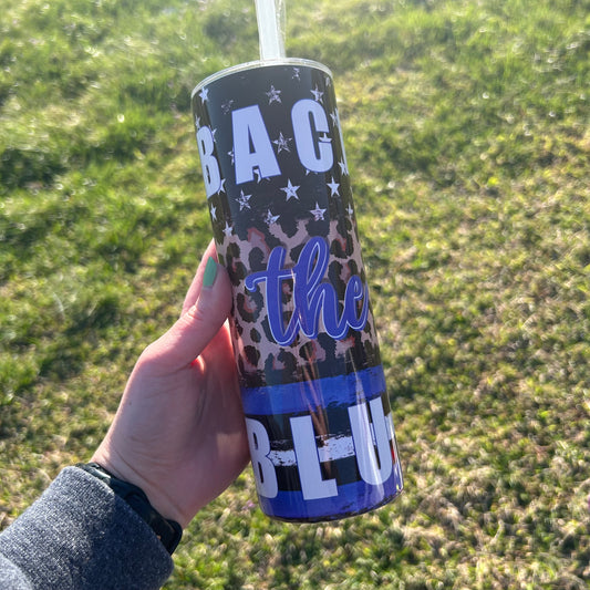 Back The Blue 20oz Tumbler