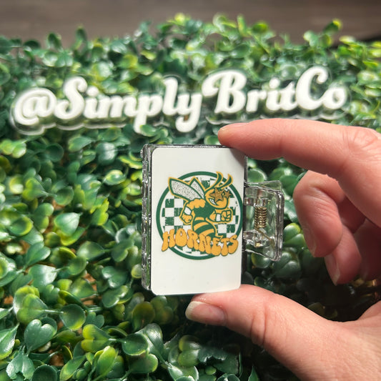 Hornets Small Claw Clip | School Mascots