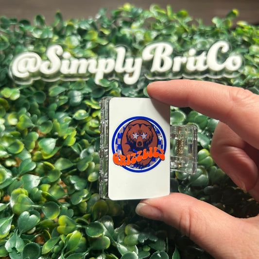 Grizzlies Small Claw Clip | School Mascots